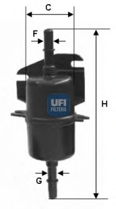 31.740.00 UFI Фильтр топливный