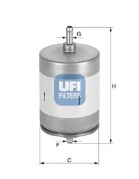 31.817.00 UFI Фильтр топливный