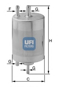 31.834.00 UFI Фильтр топливный