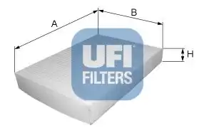 Салонный фильтр UFI 53.129.00