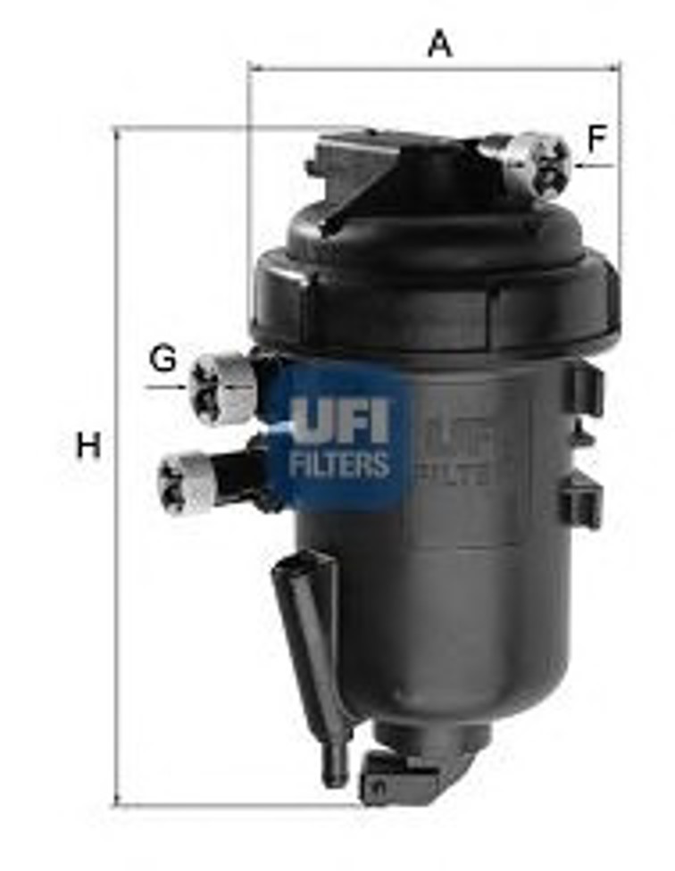 55.112.00 UFI Топливный фильтр