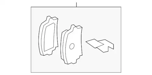 5C0698451C VAG BREMSBELAG