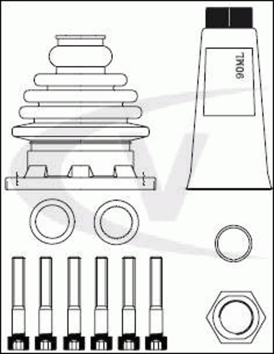 V10-6371 VAICO Пыльник ШРУСа