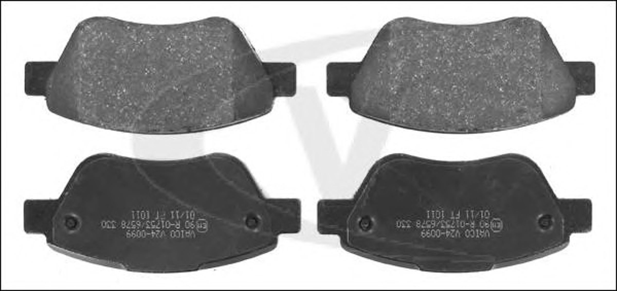 Колодки тормозные дисковые VAICO V24-0099