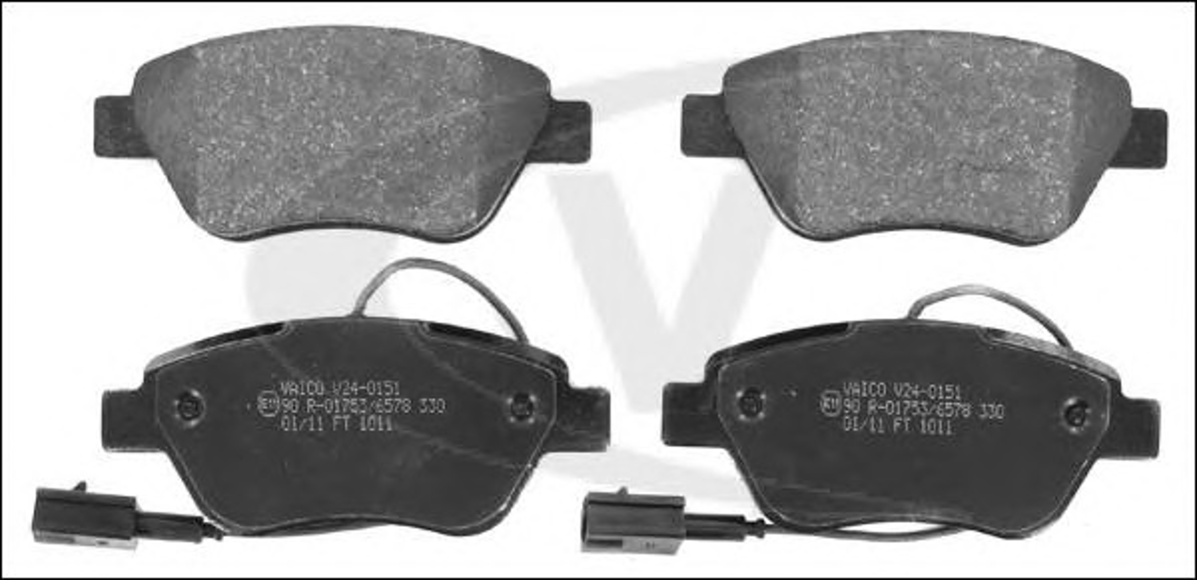 Колодки тормозные дисковые VAICO V24-0151