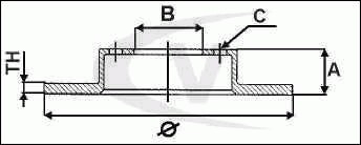 Диск тормозной VAICO V24-40002