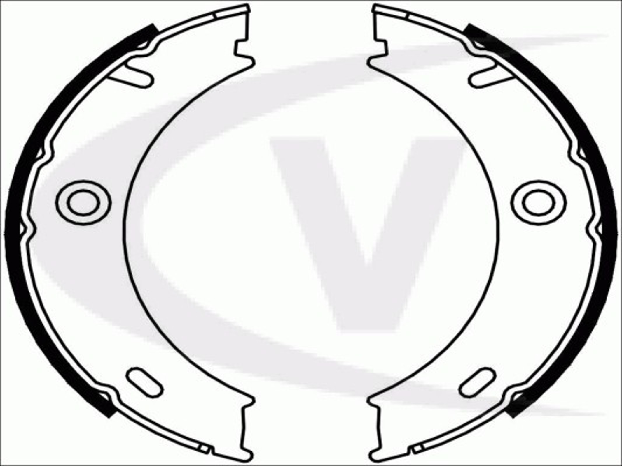 Комплект тормозных колодок стояночная тормозная система VAICO V30-6138