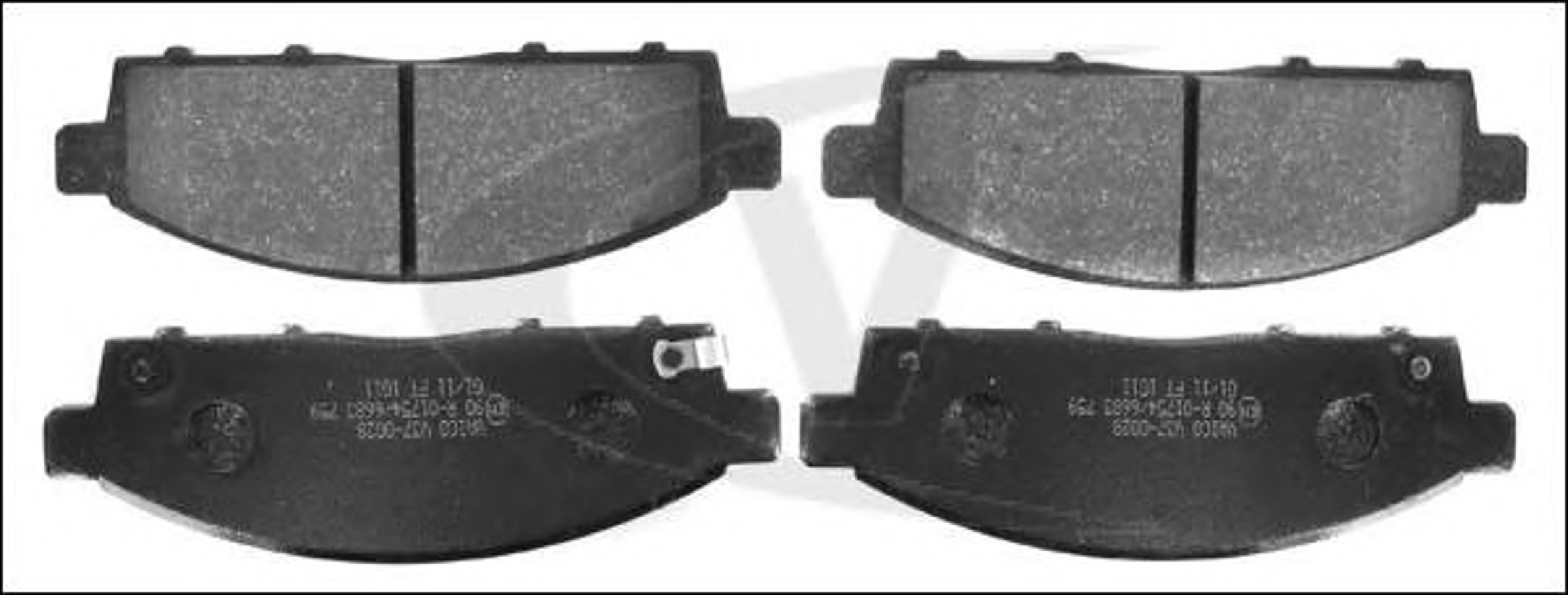 Колодки тормозные дисковые VAICO V37-0028