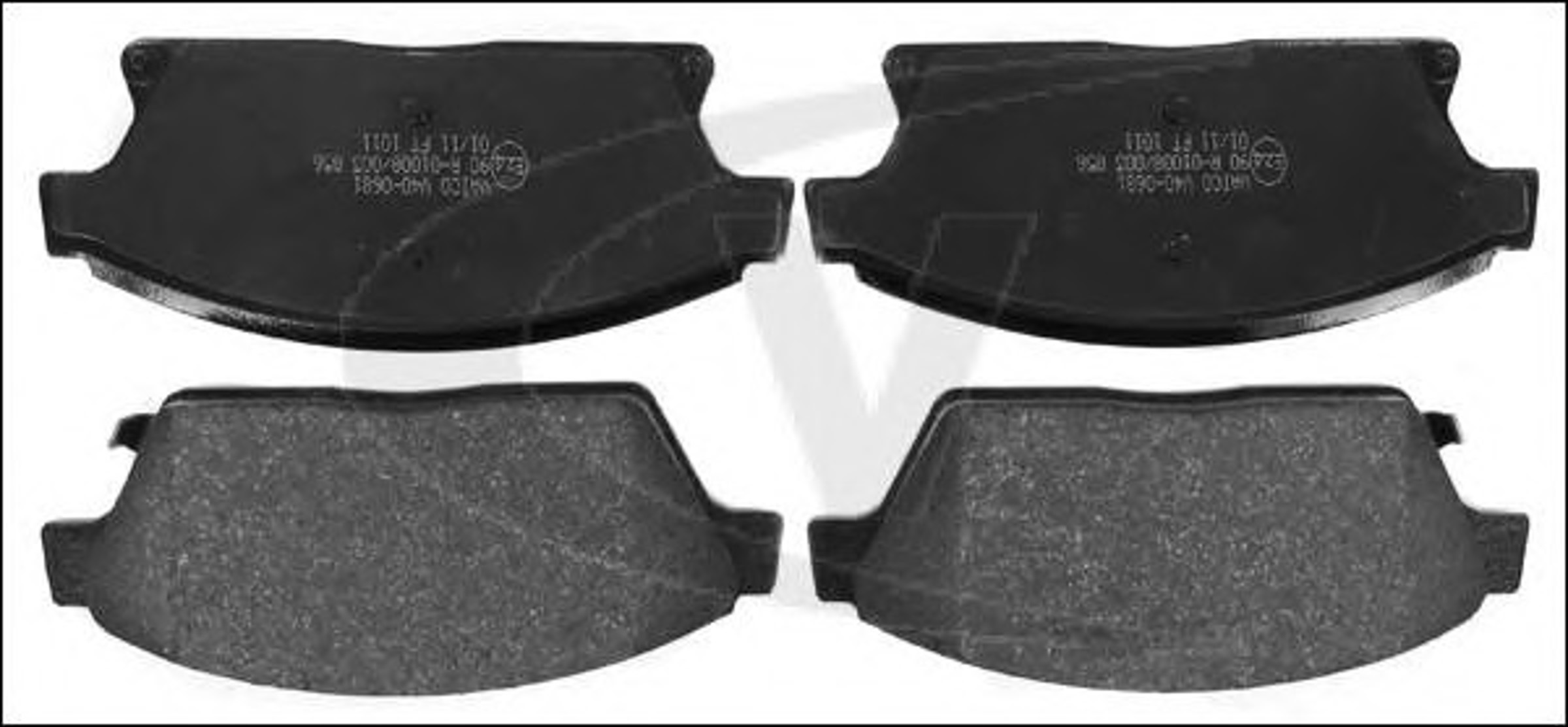 Колодки тормозные дисковые VAICO V40-0681