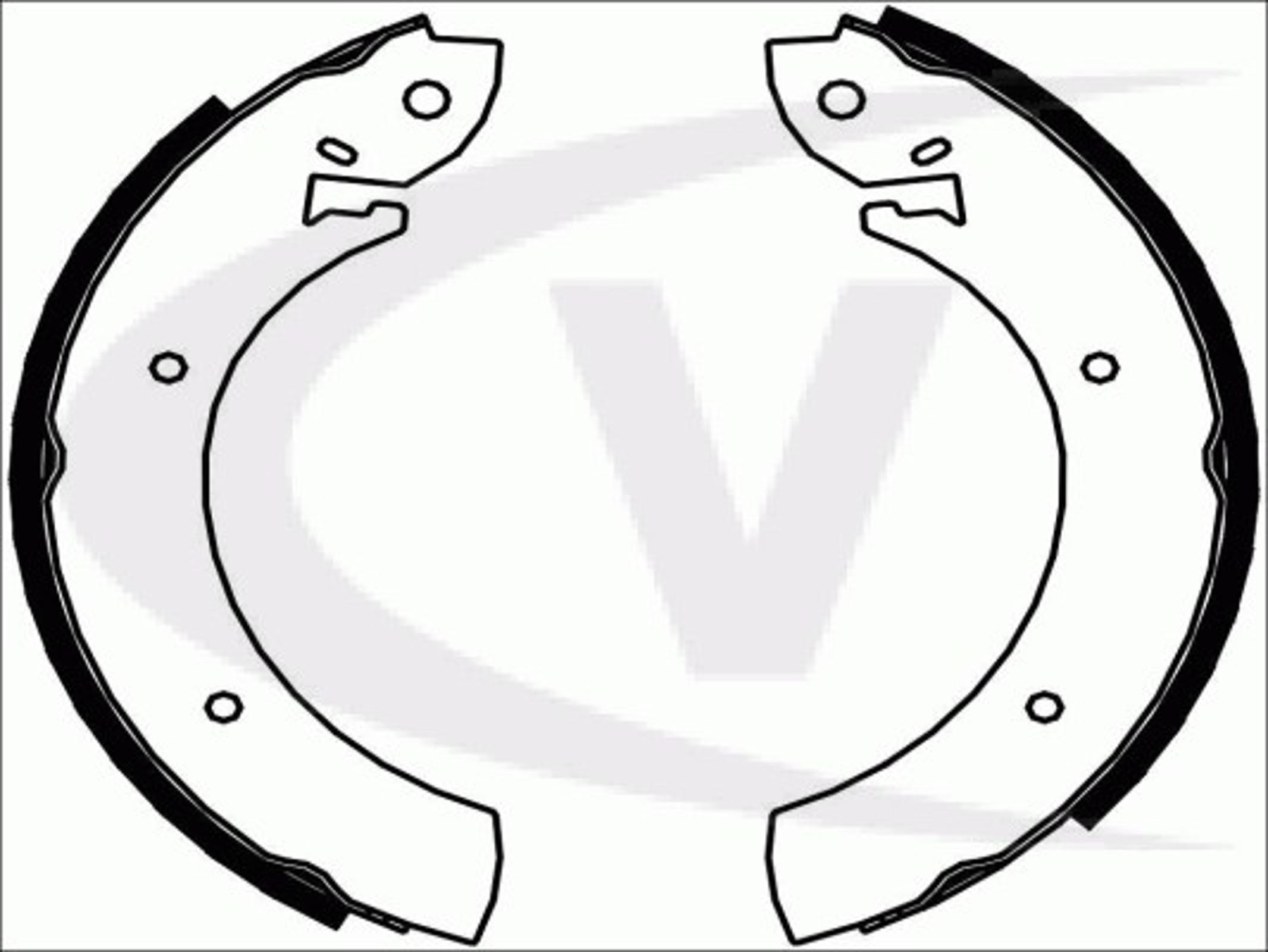 Комплект тормозных колодок VAICO V46-0168