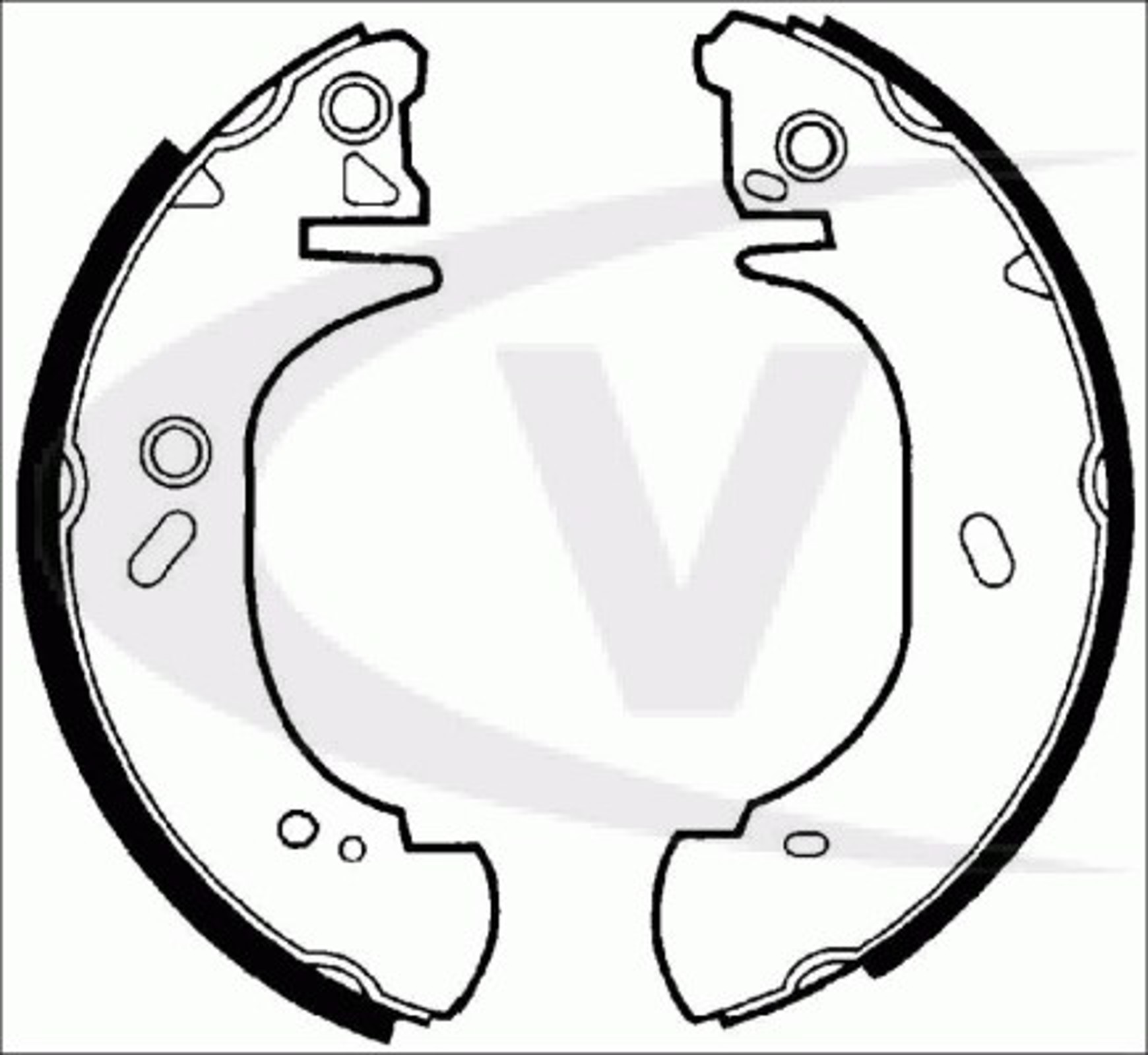 Комплект тормозных колодок VAICO V46-0169
