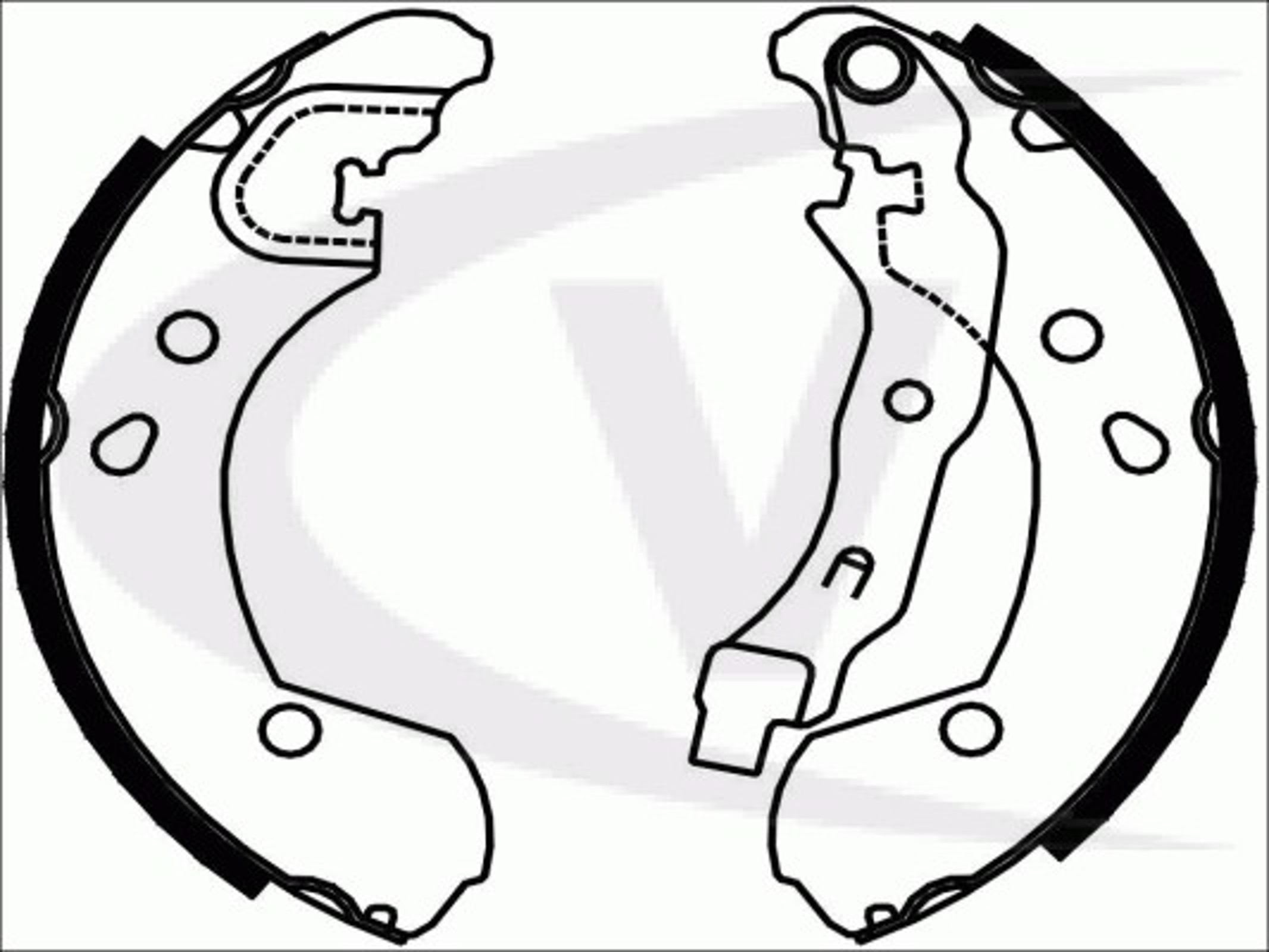 Комплект тормозных колодок VAICO V46-0170