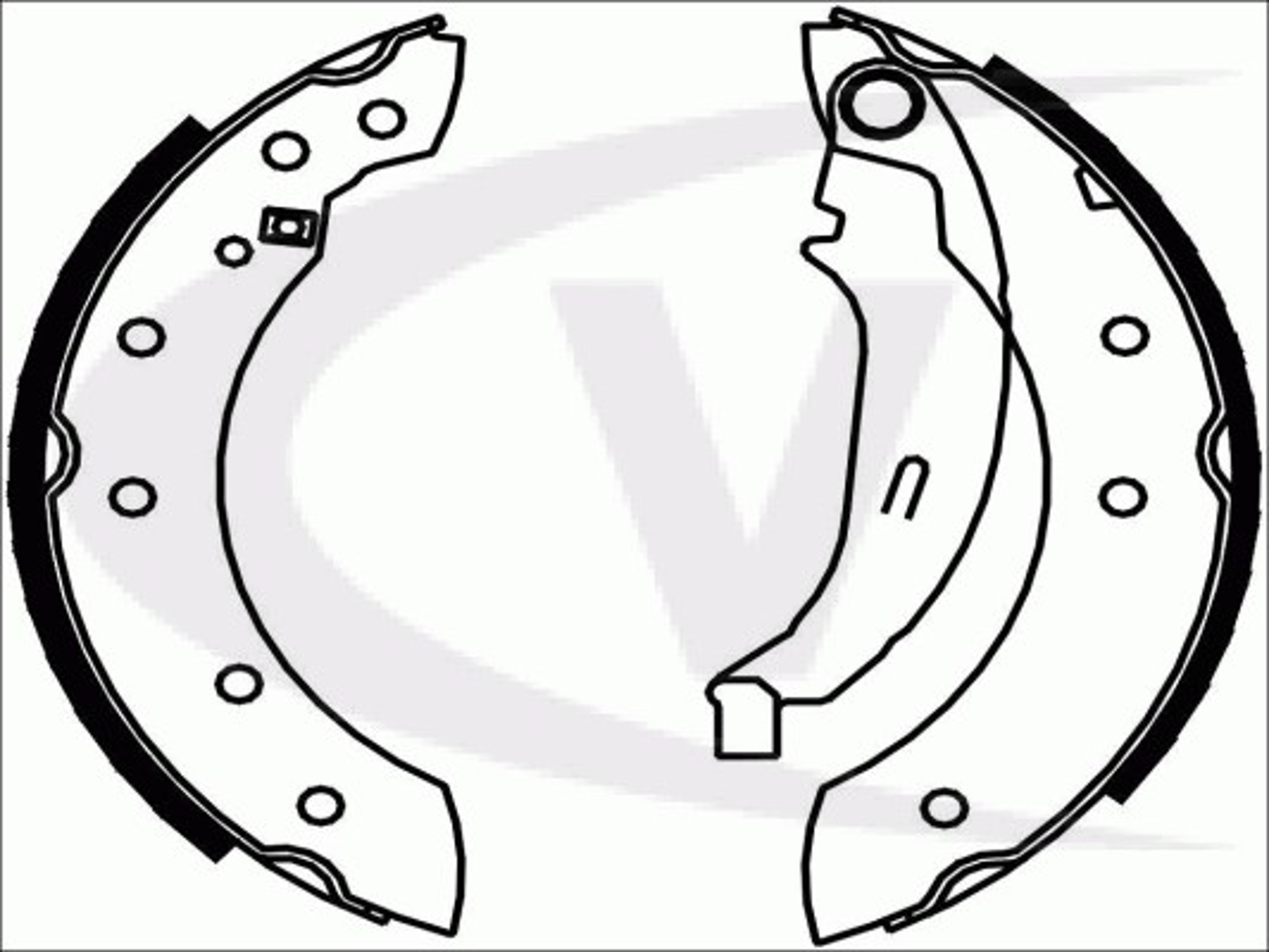Комплект тормозных колодок VAICO V46-0175