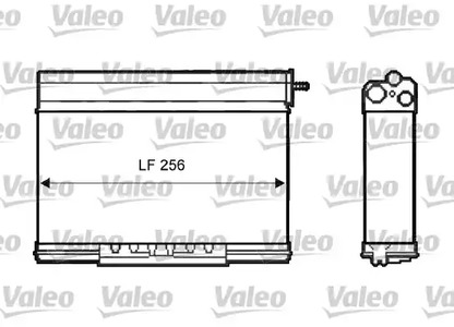 812401 VALEO Радиатор отопителя