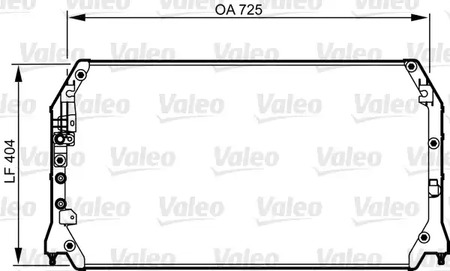 Конденсатор кондиционера VALEO 814247