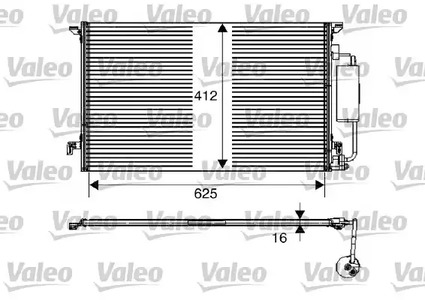 Конденсатор кондиционера VALEO 817712