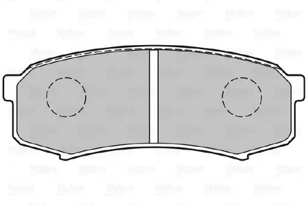 301777 VALEO Колодки тормозные дисковые