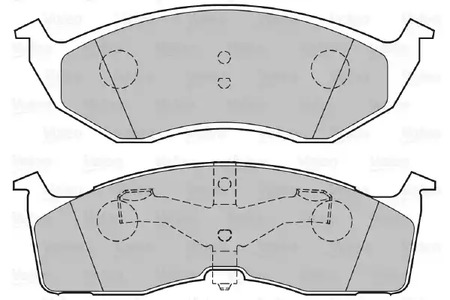 301556 VALEO Тормозные колодки