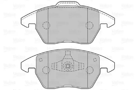 301715 VALEO Тормозные колодки