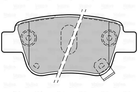 301812 VALEO Тормозные колодки