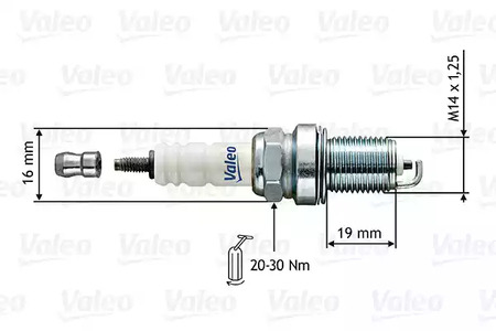 СВЕЧА ЗАЖИГАНИЯ VALEO 246851