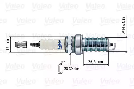 СВЕЧА ЗАЖИГАНИЯ VALEO 246867