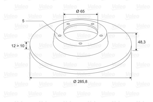 Тормозные диски VALEO 297031