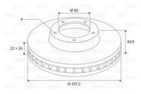 Тормозные диски VALEO 297044