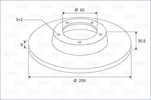 Тормозные диски VALEO 297110