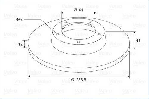 Тормозные диски VALEO 297802