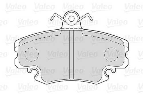 301002 VALEO Тормозные колодки