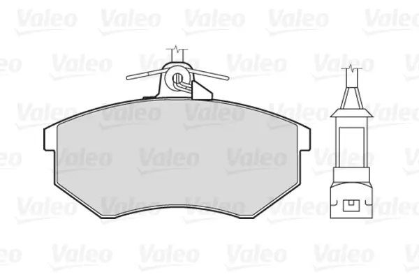 301003 VALEO Тормозные колодки