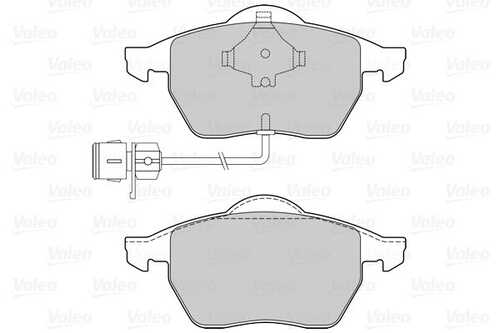 301049 VALEO Колодки тормозные дисковые