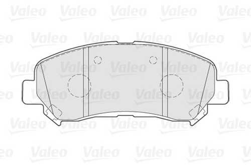 301067 VALEO Тормозные колодки