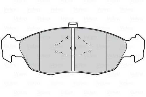 301074 VALEO Тормозные колодки