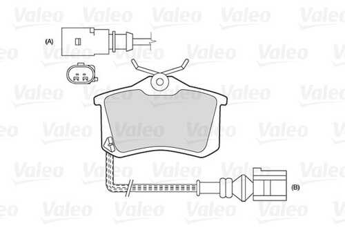 301180 VALEO Тормозные колодки