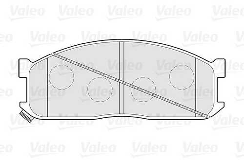 301269 VALEO Тормозные колодки