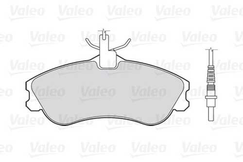 Комплект тормозных колодок дискового тормоза VALEO 301326