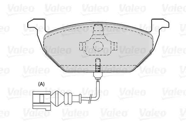 301332 VALEO Тормозные колодки