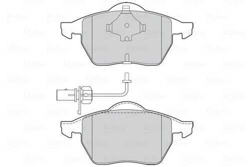 301483 VALEO Тормозные колодки