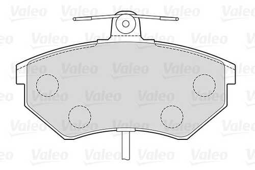 301484 VALEO Тормозные колодки