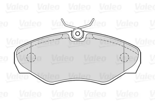 301545 VALEO Тормозные колодки