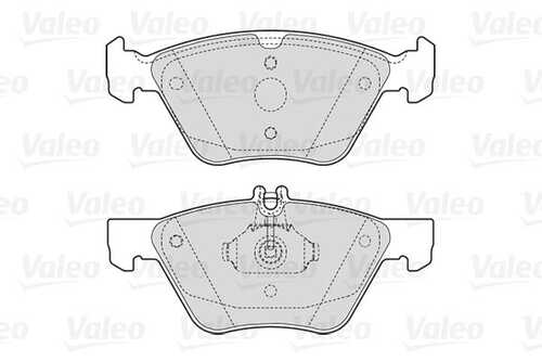 Колодки тормозные дисковые VALEO 301636