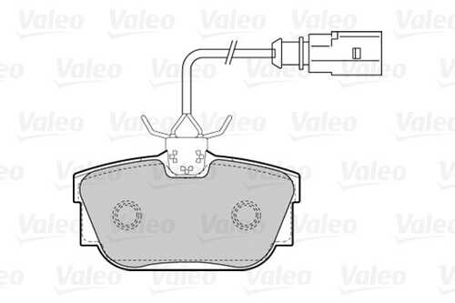 301650 VALEO Тормозные колодки