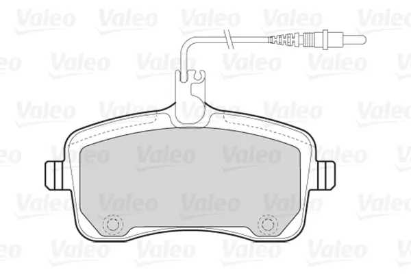 301662 VALEO Тормозные колодки