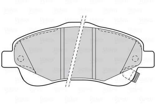 301665 VALEO Тормозные колодки