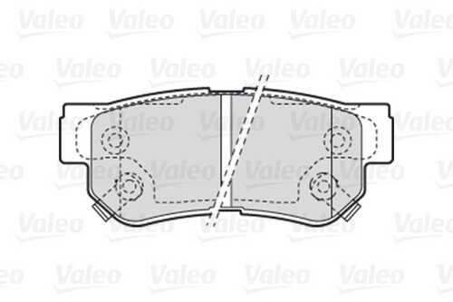 301748 VALEO Тормозные колодки