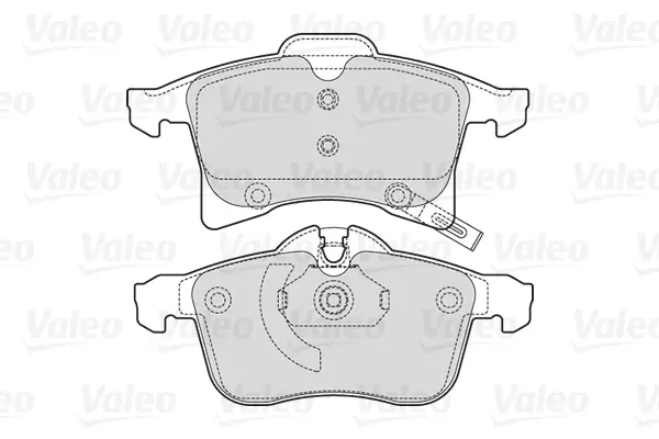 301860 VALEO Тормозные колодки