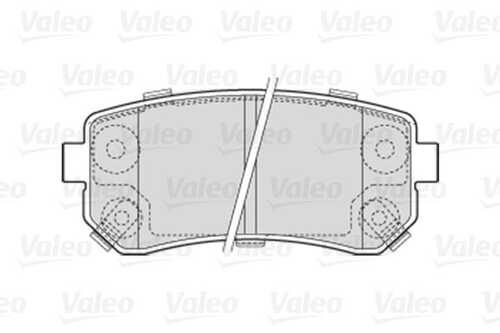 301867 VALEO Тормозные колодки