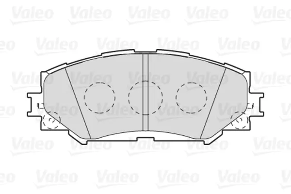 301943 VALEO Колодки тормозные дисковые